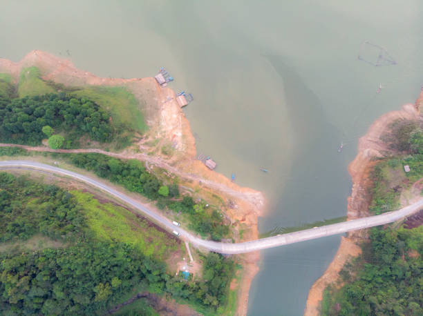 istock Nice lake with mountain view in Na Hang Vietnam 1328256608