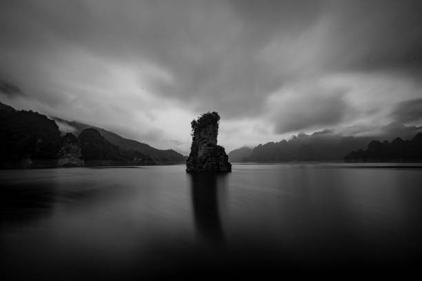 istock Nice lake with mountain view in Na Hang Vietnam 1328256613
