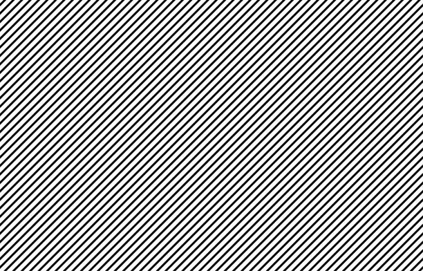 블랙 대각선 굵은 선 원활한 패턴 흰색 배경 벡터 - 줄무늬 stock illustrations