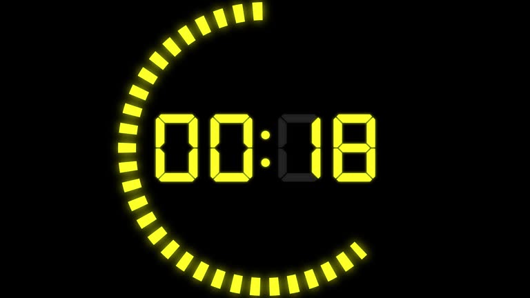 30 Second Led Timer 160+ 30 Second Countdown Timer Background Stock Videos and Royalty-Free ...