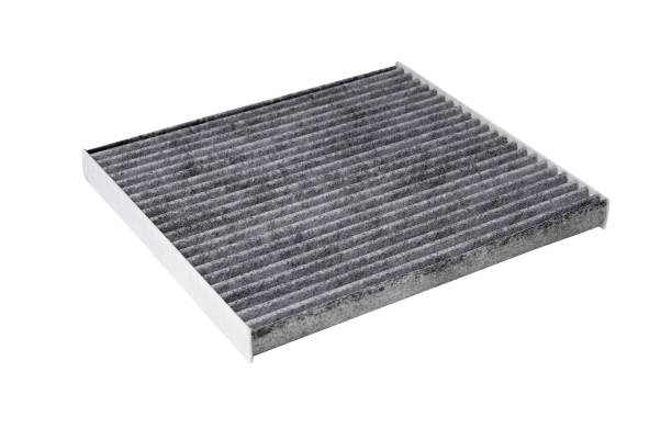 istock Car cabin carbon air filter isolated on white. 1328283299
