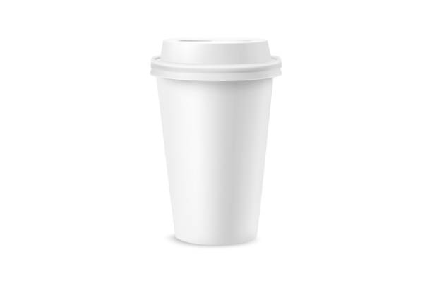 istock White paper cup for coffee, tea, chocolate and other hot drinks. White cup mockup. Disposable Cup. Take out mug 3D rendering model 1328287461