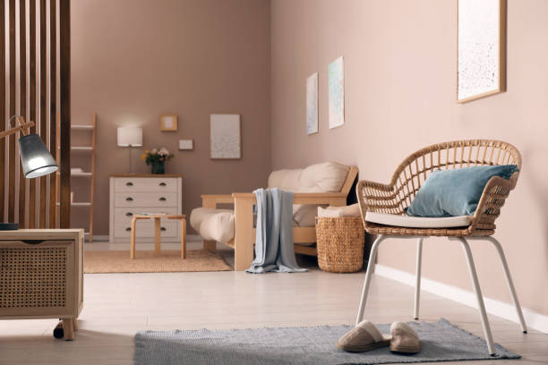 istock Spacious apartment with modern furniture. Interior design 1328290823