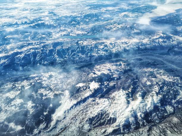 istock Aerial view on the mountain range above Turkey or Europe 1328303720