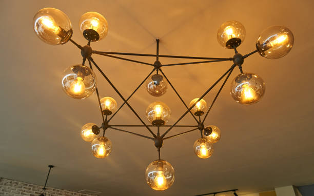 istock DECORATIVE LAMP WITH WARM YELLOW COLOR 1328304959