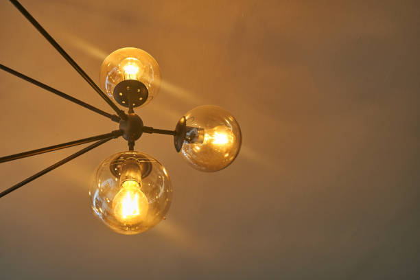 istock DECORATIVE LAMP WITH WARM YELLOW COLOR 1328305041