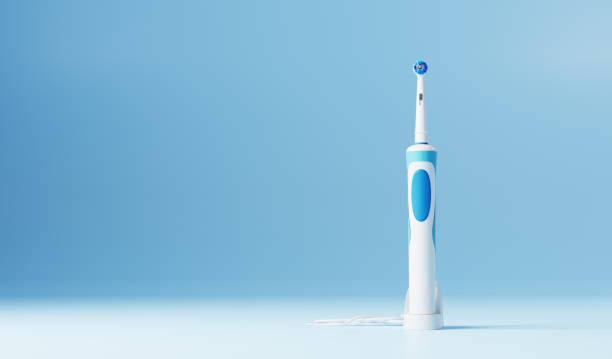 istock Modern smart sonic or electric toothbrush. 1328309356