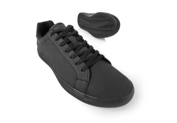 istock Casual black leather shoes 1328311154