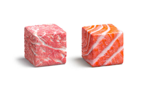 This Deep Tech Firm Is Positioned To Lead the Cultivated Meat Manufacturing Revolution This Deep Tech Firm Is Positioned To Lead the Cultivated Meat Manufacturing Revolution blank meat and fish cube mockup isolated