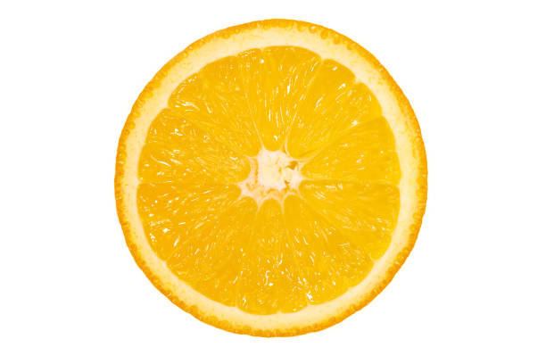 istock Fresh juicy fruit, orange, isolated white background 1328328931