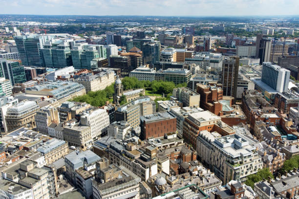 istock Birmingham Aerial Cityscape, England, UK 1328333239