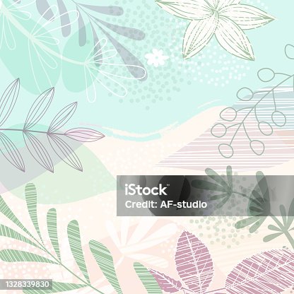 istock Floral Handrawn Background 1328339830