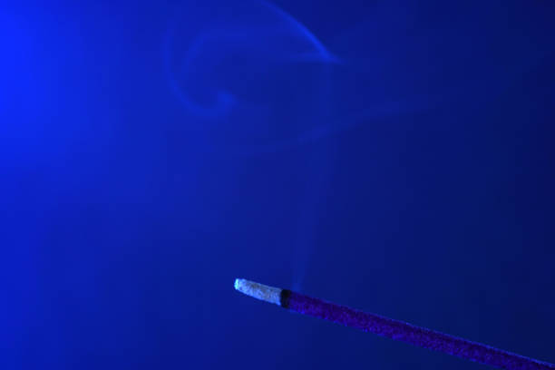 istock Smoke with Background structure and color foils Photographed in the studio 1328342980