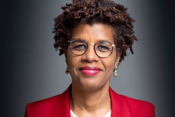 istock Stylish black woman portrait 1328348887