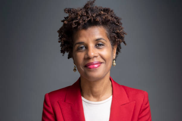 istock Stylish black woman portrait 1328348912