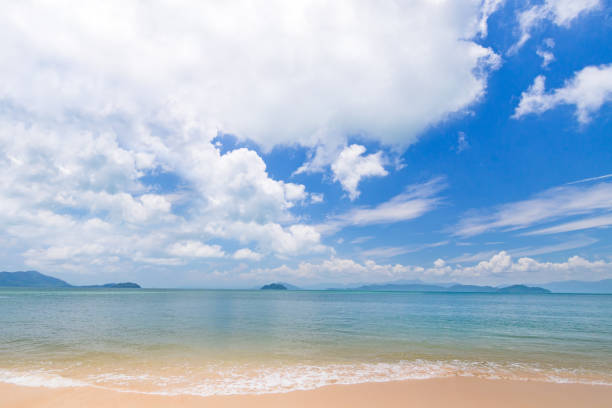 istock Beautiful beach with blue sky summer Phayam island Thailand 1328351988