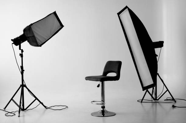 istock Modern photo studio with professional equipment 1328354153