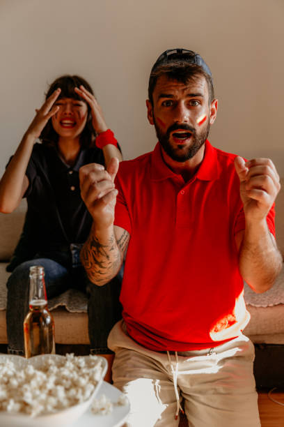istock Anticipation while watching a football game 1328358738