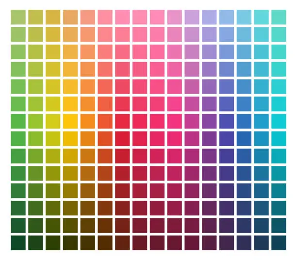 Color Matrix Image Example Free matrix color chart Illustrations & Vectors | Templates, Icons ...