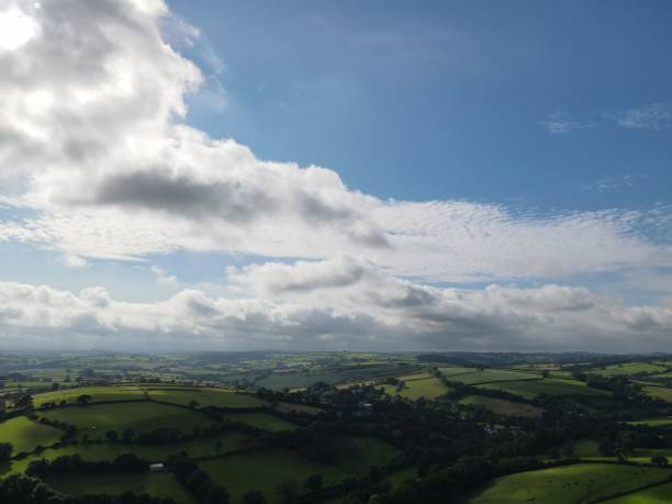 istock Cloudy Cornish Farmland and Hills 1328372071