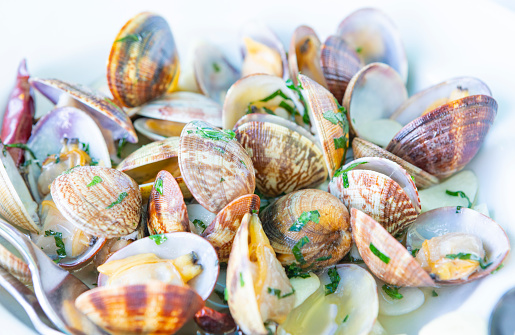Clams with Parsley and garlic from Lanzarote's gastronomy - Canary Islands