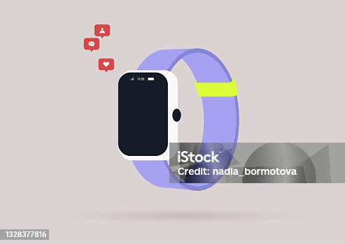 istock A smart watch concept, modern lifestyle gadgets, new technologies 1328377816