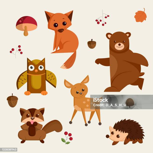 Cartoon Autumn Animal Illustrations Stock Illustration - Download Image Now - Cartoon, Dog, Hedgehog - iStock Cartoon Autumn Animal Illustrations Stock Illustration - Download Image Now - Cartoon, Dog, Hedgehog - iStock