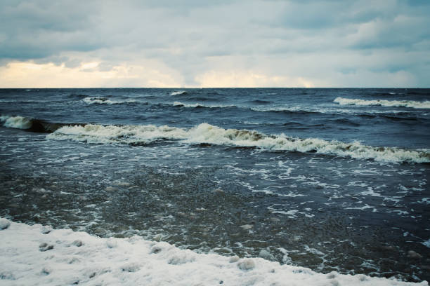 istock Sea water surface in Jurmala, Latvia 1328385177