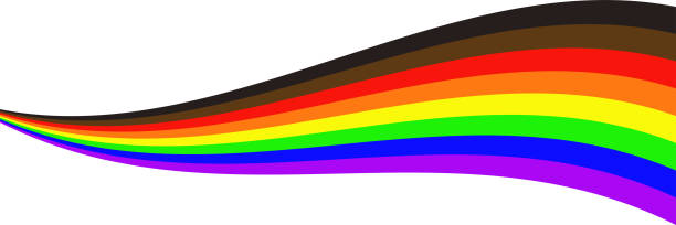 LGBTQ+ symbol Rainbow pride flag LGBTQ+ symbol Rainbow pride flag  New design vector illustration on white background pride flag stock illustrations