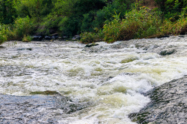 istock Rapids on the Inhulets river in Kryvyi Rih, Ukraine 1328401356