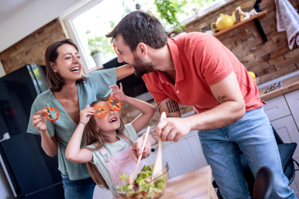 istock Family in kitchen, enjoying together 1328405360