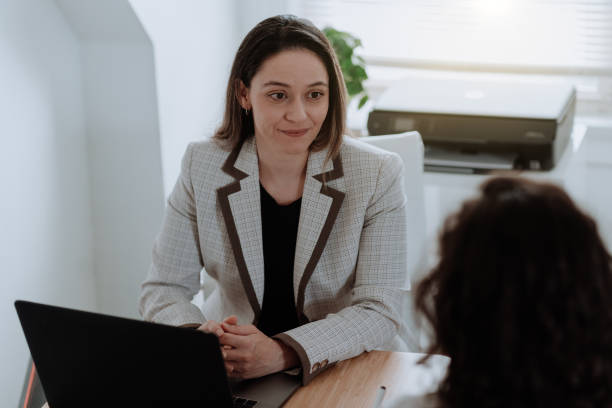 istock Business meeting between women 1328411206