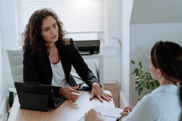 istock Business meeting between women 1328411260