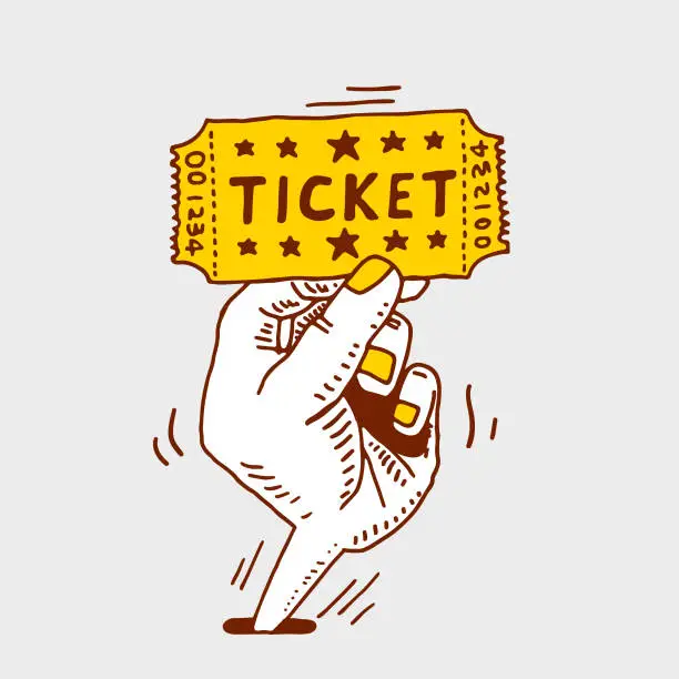 Vector illustration of Ticket