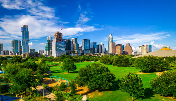 istock Green Space Cityscape Austin Texas 1328425442