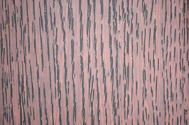 caoba, textura de madera roja con rayas verticales negras. - wood cherry dark mahogany tree fotografías e imágenes de stock