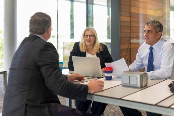istock Corporate Business People Having a Meeting 1328435943