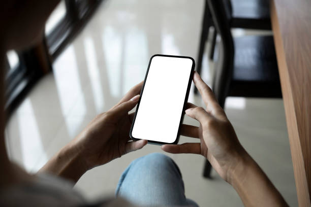 istock Close up view stylish woman using smart phone. 1328442985