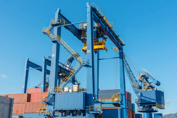 istock Crate in cargo port in Hong Kong 1328448119