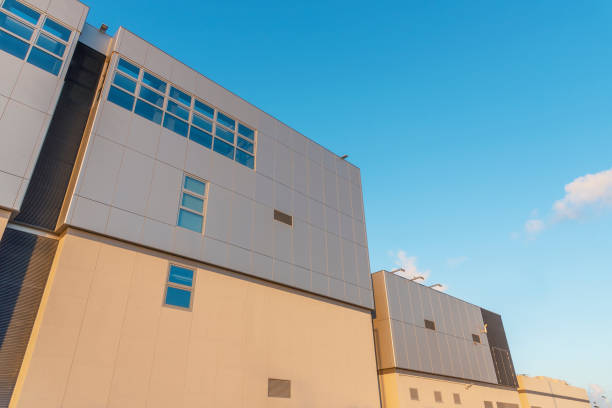 istock Exterior of modern architecture. Building abstract background 1328448425