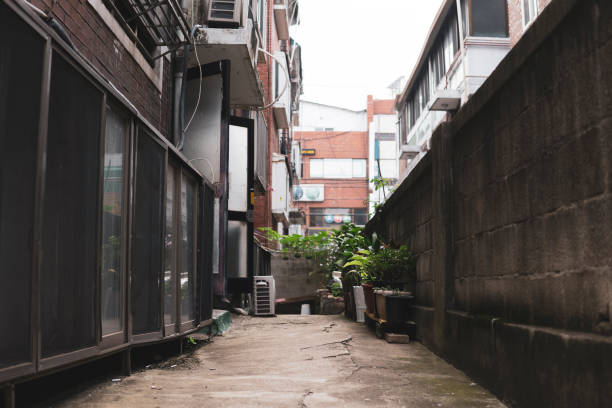 istock The alleyway has an atmosphere. 1328450676
