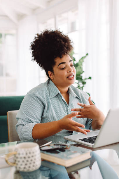 5 500 Black Woman On Video Conference Stock Photos Pictures Royalty 5 500 Black Woman On Video Conference Stock Photos Pictures Royalty