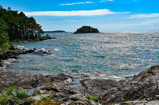 istock lake Vattern on a warm summers day 1328458438