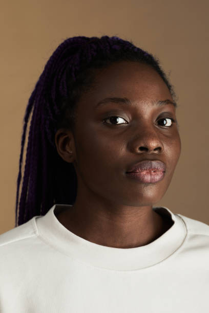 istock Young African American Woman Face 1328462463