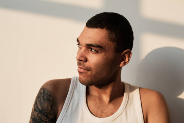 istock Tough Man in Sunlight Minimal 1328462495