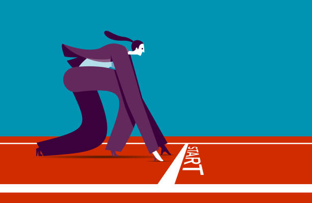 34,400+ Starting Line Stock Illustrations, Royalty-Free Vector