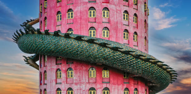 istock Dragon temple Wat Samphran in Nakhon Pathom, Thailand 1328467896