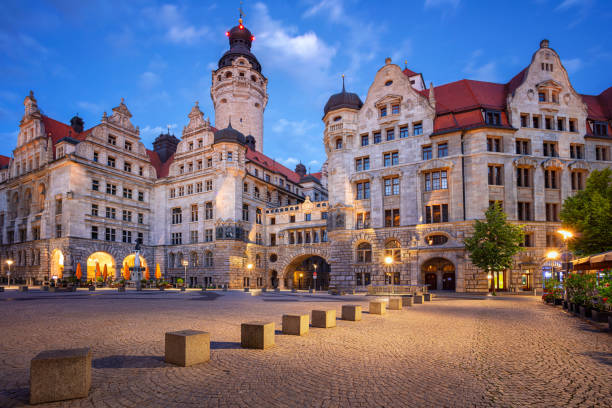 lipsk, niemcy. - famous place germany town summer zdjęcia i obrazy z banku zdjęć