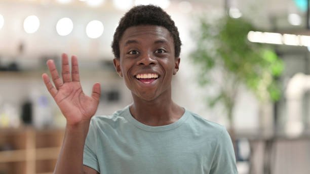 istock Video Chat by Talking Young African Man 1328473737