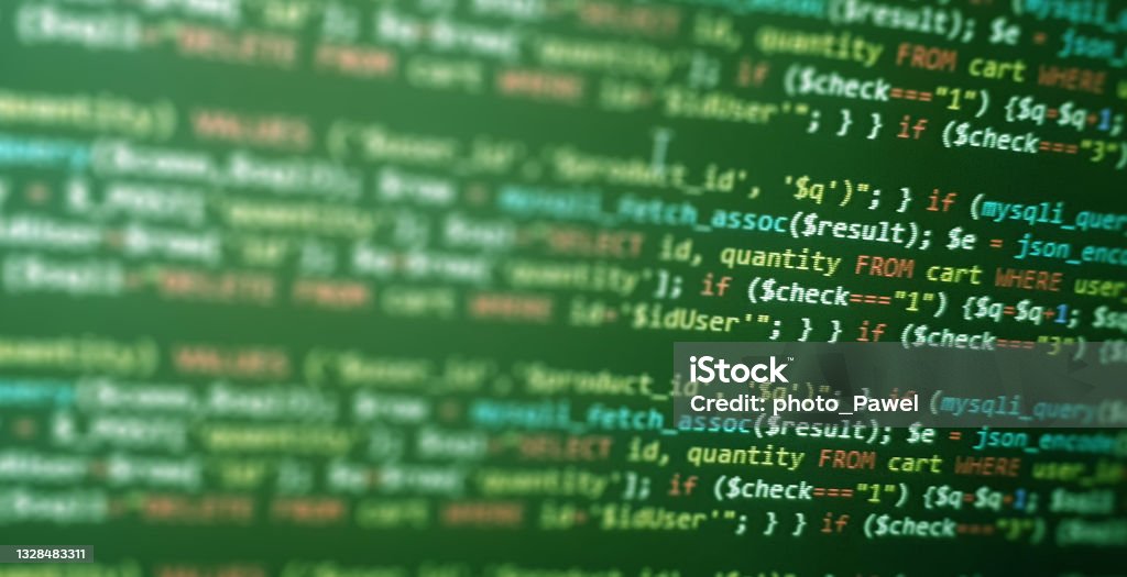 Coding Concept Software Development Monitor Technology Display ...